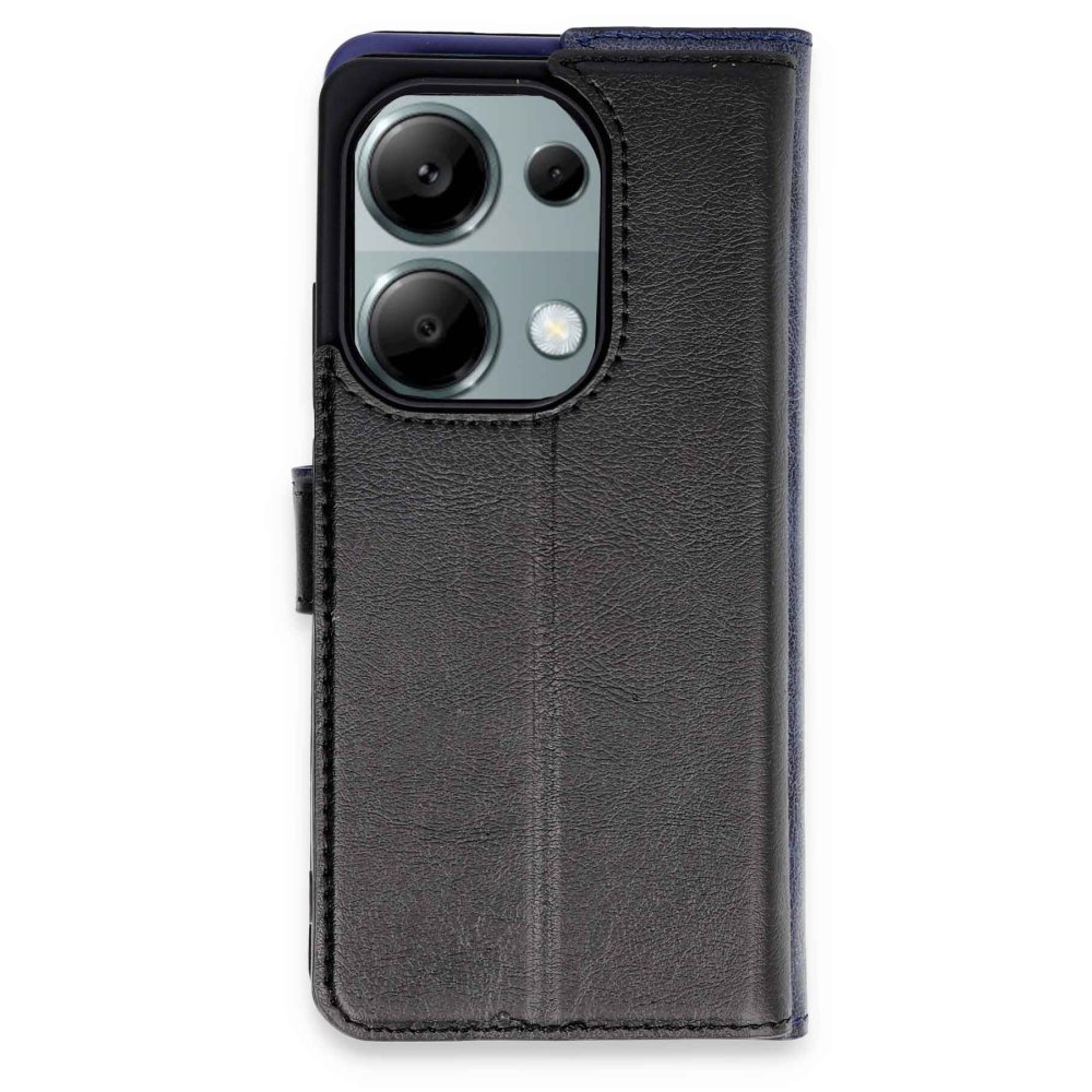 Redmi Note 13 Pro 4G Kılıf Trend S Plus Kapaklı Kılıf - Siyah