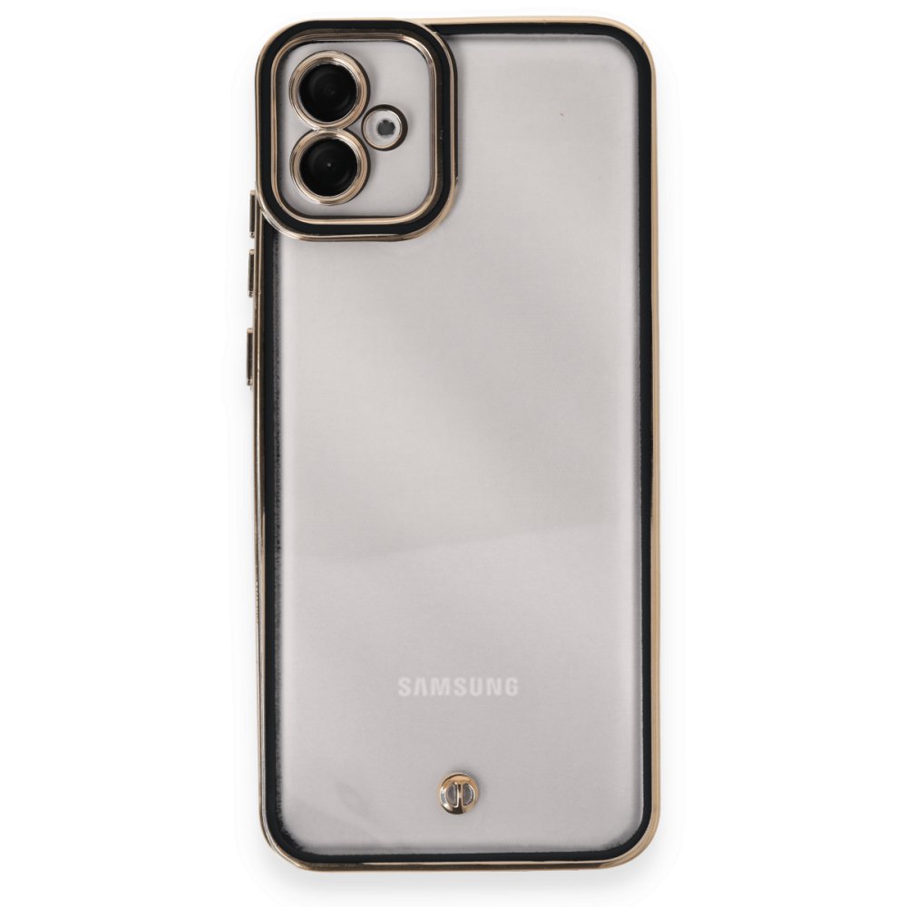  Samsung Galaxy A04E Kılıf Liva Lens Silikon - Siyah