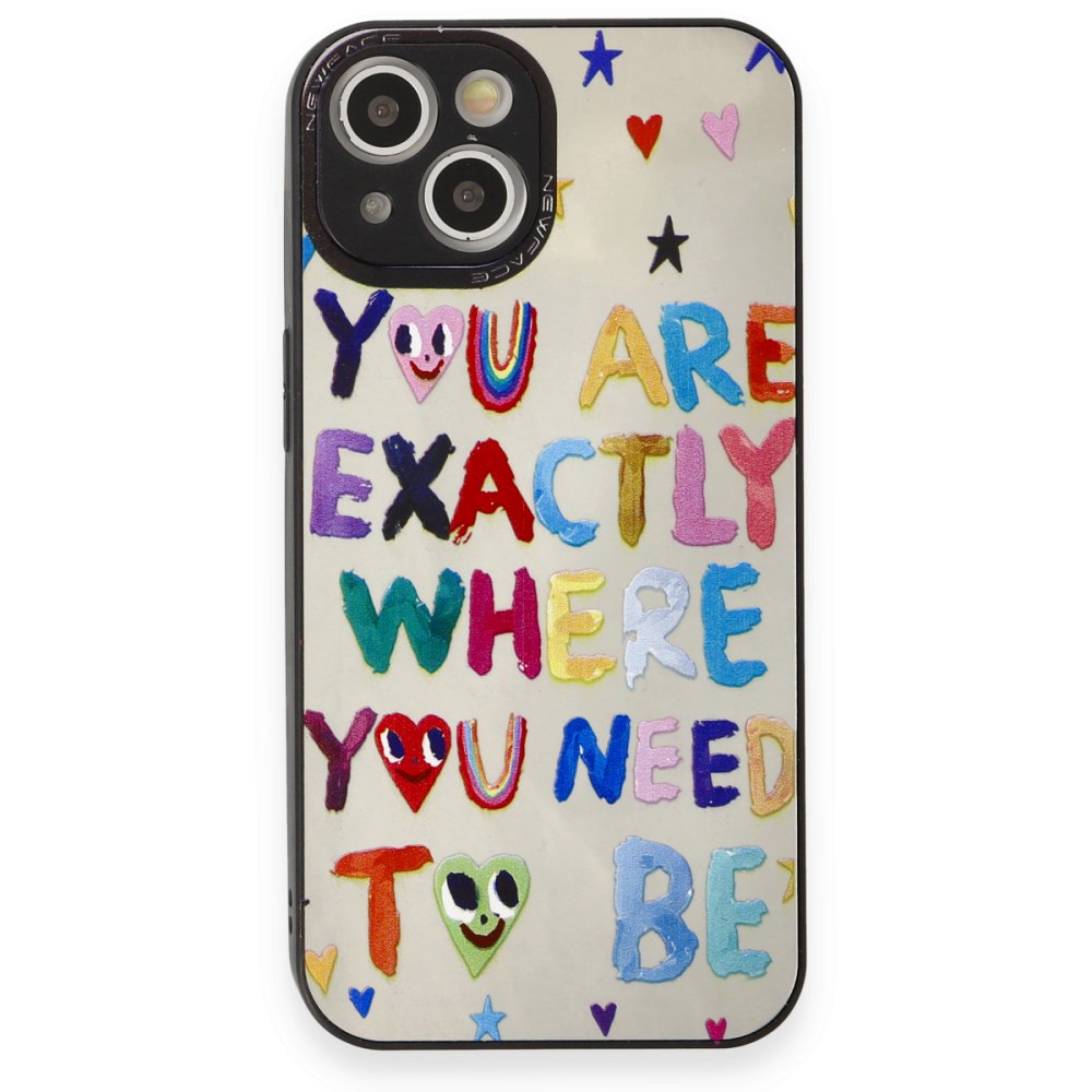  iPhone 14 Kılıf Mirror Desenli Kapak - Mirror - 10