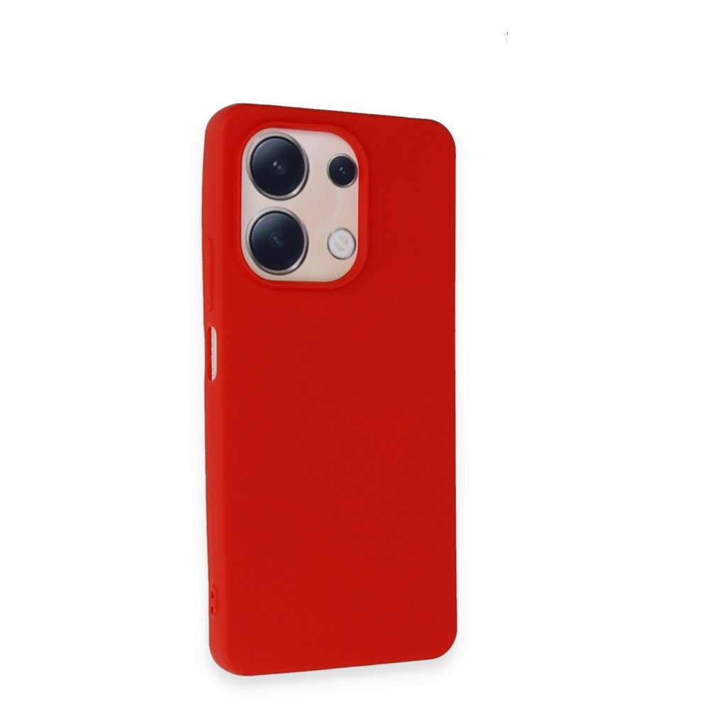 Redmi Note 13 4G Kılıf First Silikon - Kırmızı