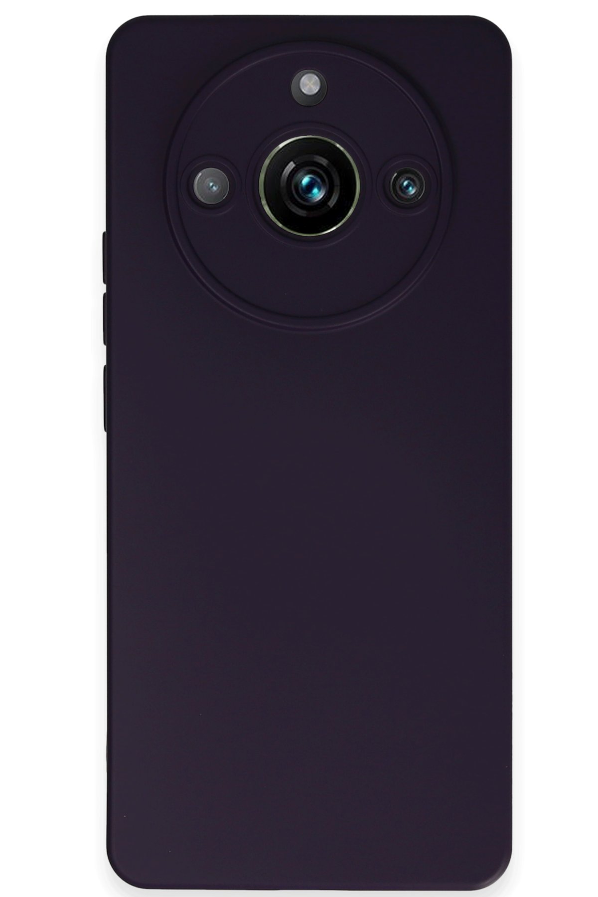 Realme 11 Pro Kılıf Nano içi Kadife Silikon - Mor Realme 11 Pro Kılıf Nano içi Kadife Silikon - Mor