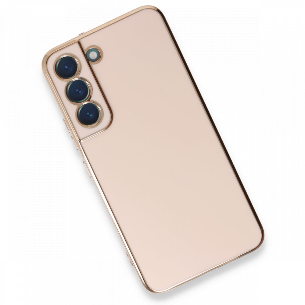 Samsung Galaxy S22 Plus Kılıf Volet Silikon - Pembe