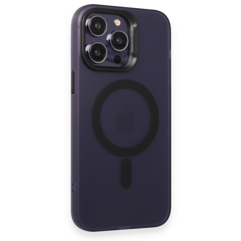 Joko iPhone 14 Pro Kılıf Mateks Magsafe Kapak - Derin Mor