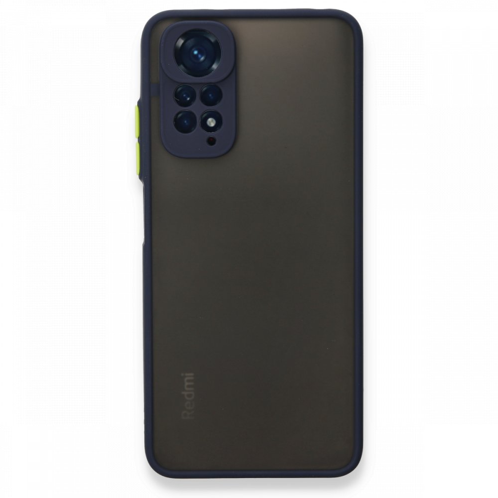 Redmi Note 11S Kılıf Montreal Silikon Kapak - Lacivert Redmi Note 11S Kılıf Montreal Silikon Kapak - Lacivert