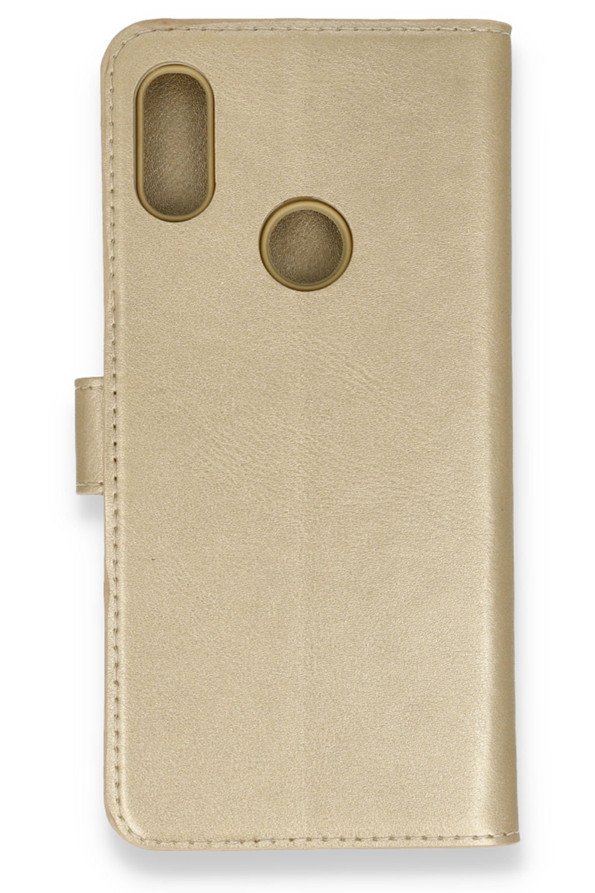  Huawei Y6S Kılıf Trend S Plus Kapaklı Kılıf - Gold