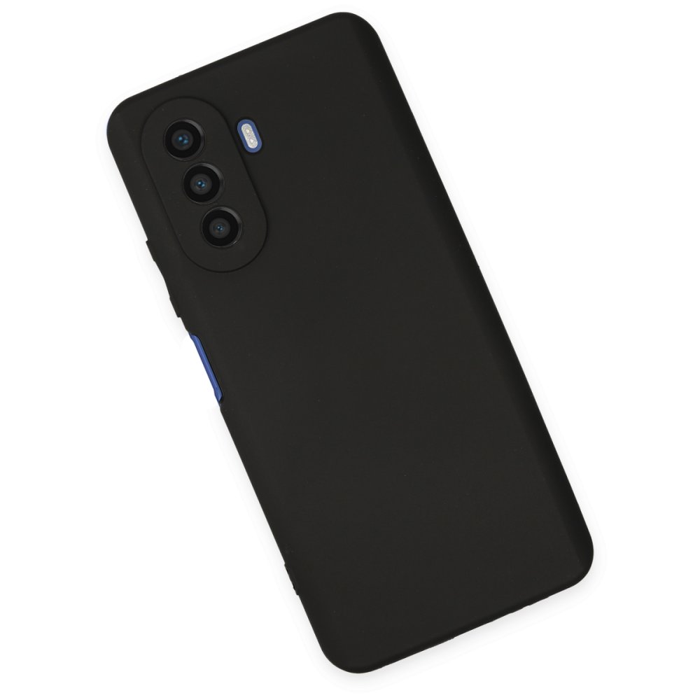 Huawei Nova Y70 Kılıf First Silikon - Siyah Huawei Nova Y70 Kılıf First Silikon - Siyah