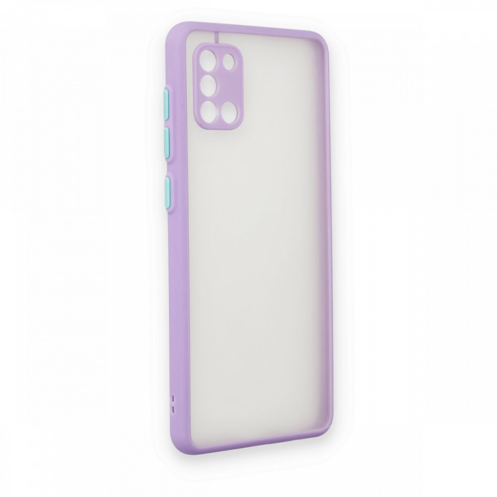  Samsung Galaxy A31 Kılıf Montreal Silikon Kapak - Mor