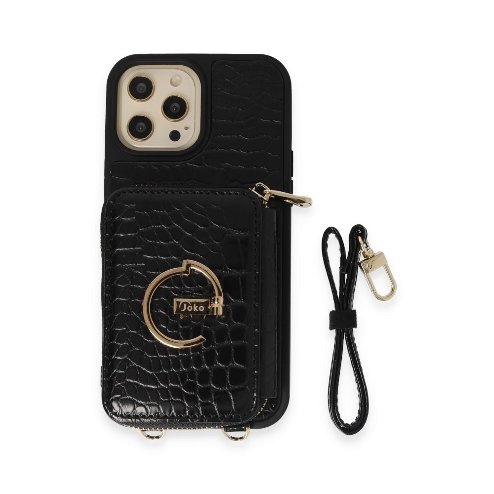 Joko iPhone 13 Pro Max Kılıf Ermes Kapak - Siyah Joko iPhone 13 Pro Max Kılıf Ermes Kapak - Siyah