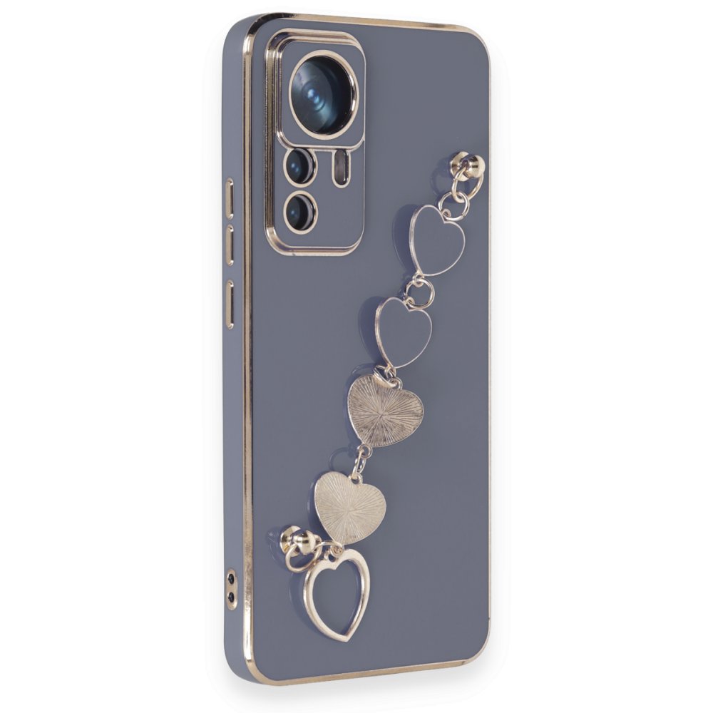 Xiaomi Mi 12T Pro Kılıf Esila Silikon - Gri  Xiaomi Mi 12T Pro Kılıf Esila Silikon - Gri