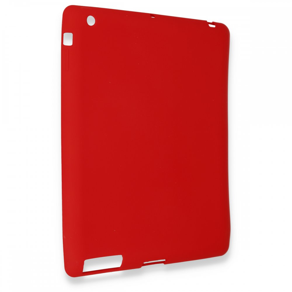 iPad 4 9.7 Kılıf Evo Tablet Silikon - Kırmızı iPad 4 9.7 Kılıf Evo Tablet Silikon - Kırmızı