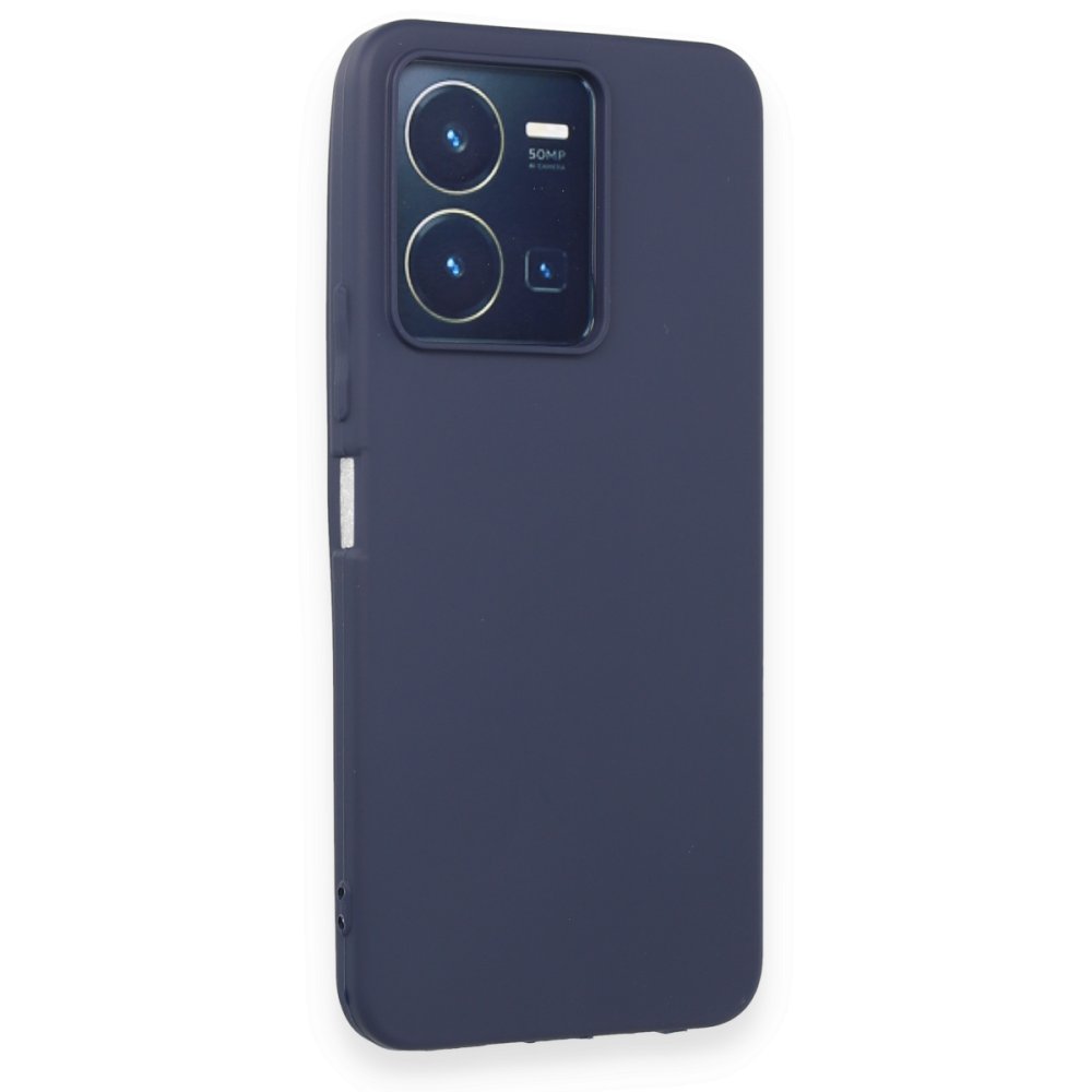  Vivo Y35 Kılıf First Silikon - Lacivert
