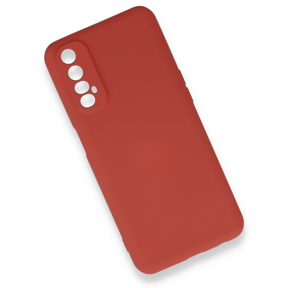 Realme 7 Kılıf Nano içi Kadife Silikon - Kiremit Realme 7 Kılıf Nano içi Kadife Silikon - Kiremit