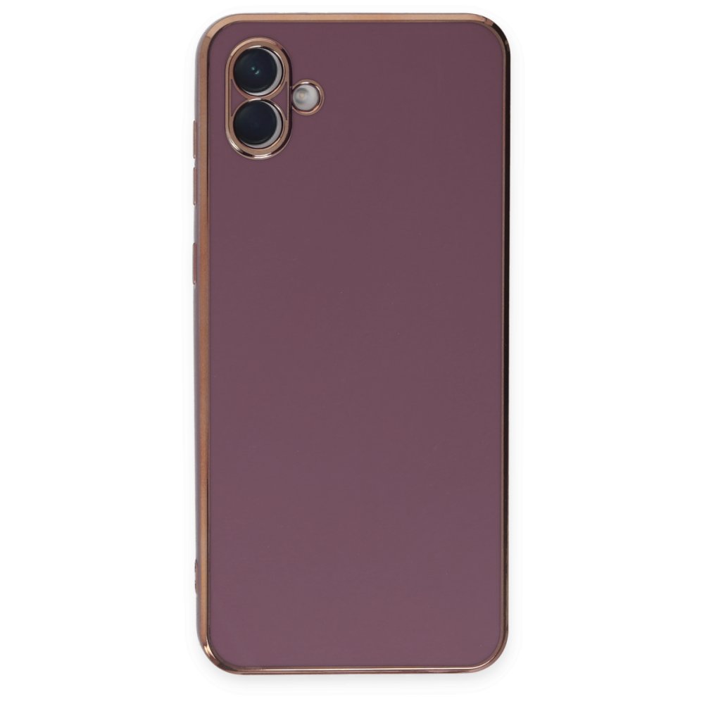  Samsung Galaxy A04 Kılıf Volet Silikon - Mor