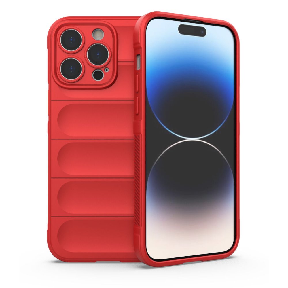  iPhone 13 Pro Kılıf Optimum Silikon - Kırmızı