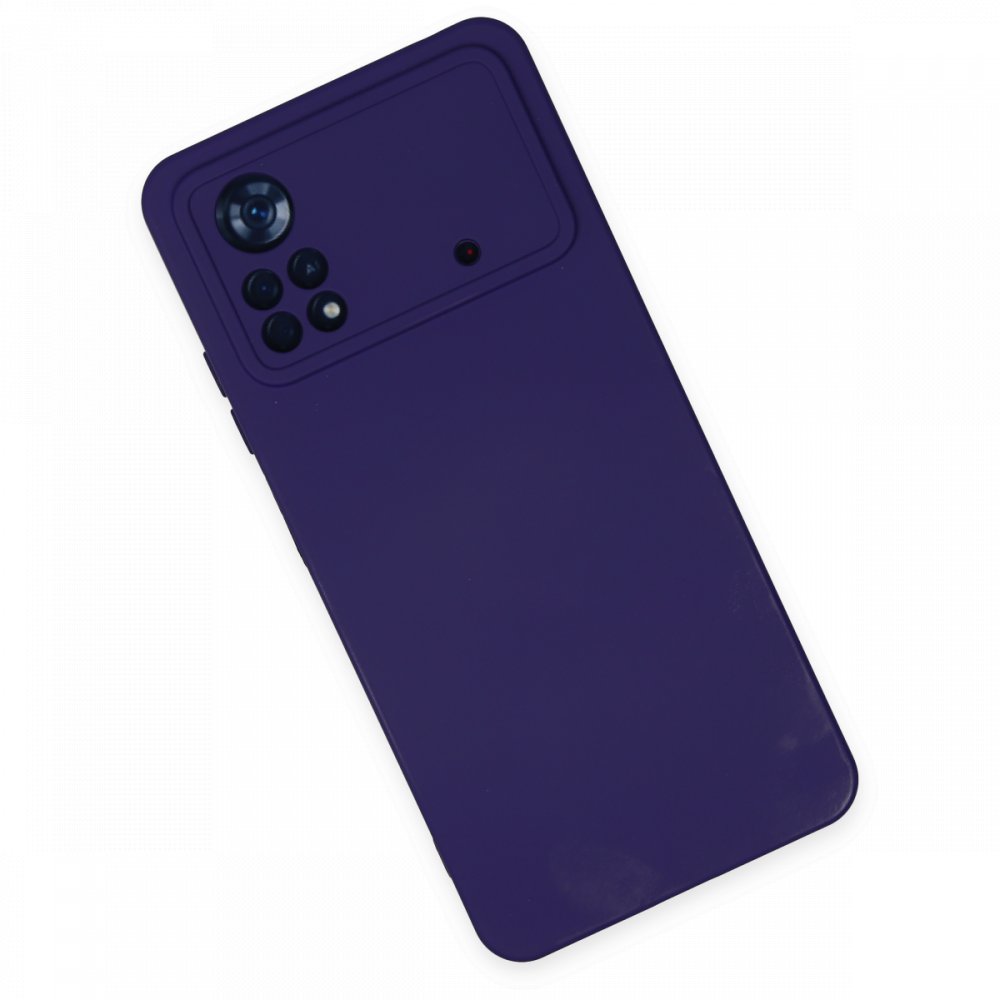  Xiaomi Poco X4 Pro 5G Kılıf Nano içi Kadife Silikon - Mor