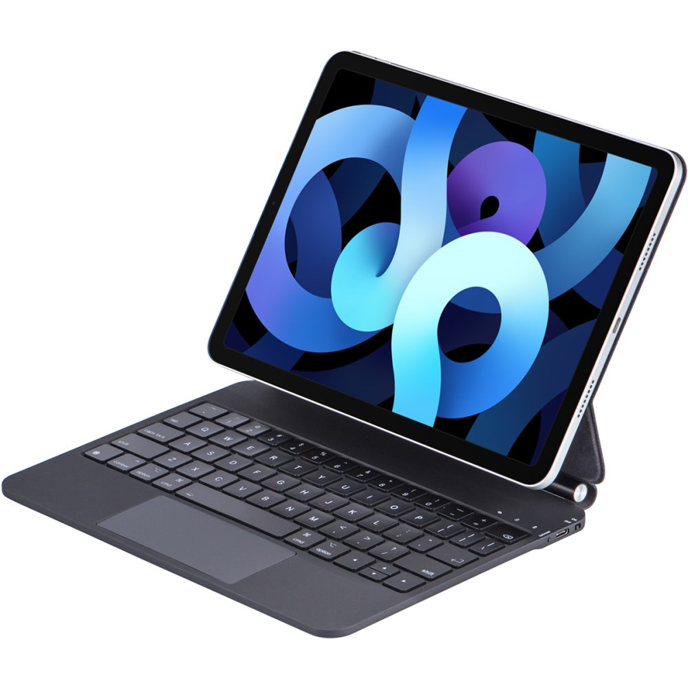  iPad Pro 12.9 (2018) Kılıf X9 Magic Manyetik Klavyeli Tablet Kılıfı - Siyah