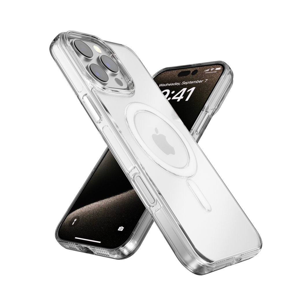 Joko iPhone 16 Pro Gleam PC Sert Magsafe Kılıf - Şeffaf-Gold