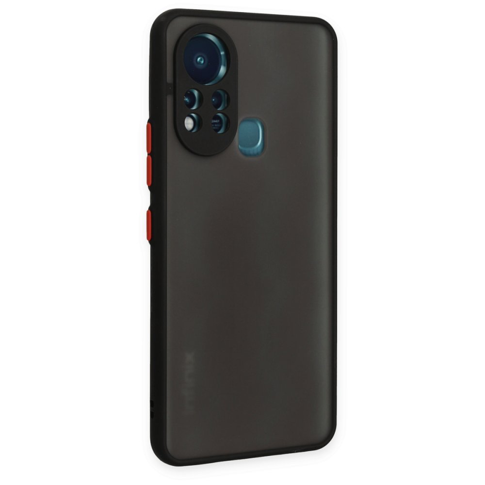 İnfinix Hot 11s Kılıf Montreal Silikon Kapak - Siyah  İnfinix Hot 11s Kılıf Montreal Silikon Kapak - Siyah