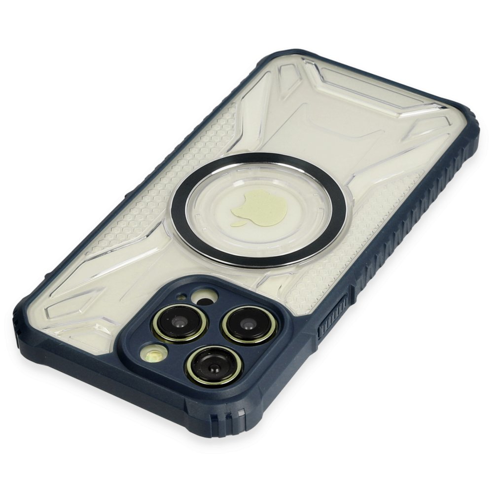  iPhone 14 Pro Kılıf Prag Magneticsafe Kapak - Lacivert