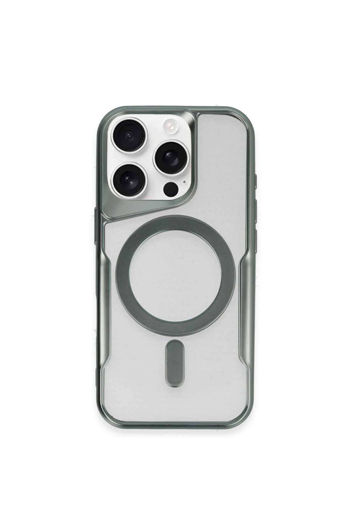 iPhone 11 Pro Max Kılıf Boyi Magsafe Silikon Kapak - Yeşil iPhone 11 Pro Max Kılıf Boyi Magsafe Silikon Kapak - Yeşil