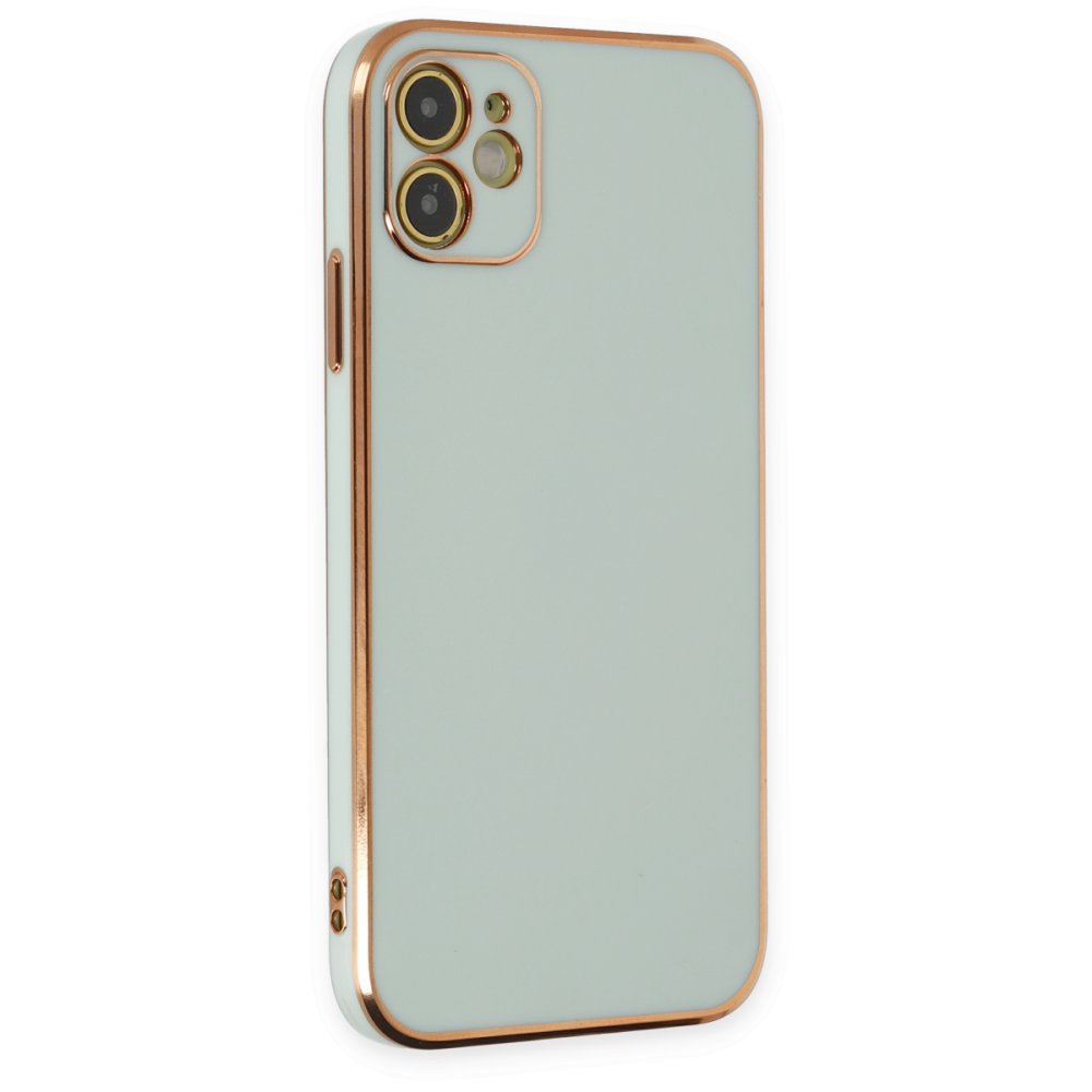  iPhone 11 Kılıf Volet Silikon - Açık Yeşil