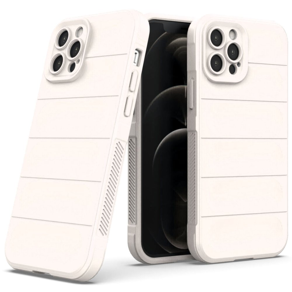  iPhone 12 Pro Kılıf Optimum Silikon - Krem