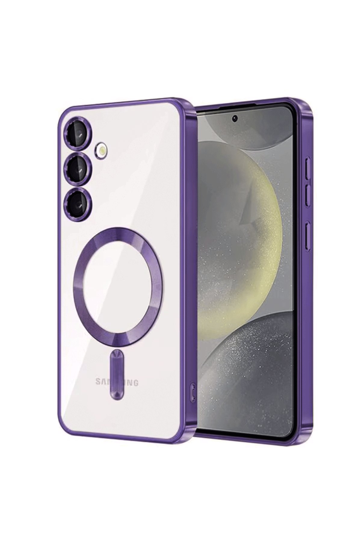  Samsung Galaxy S23 Plus Kılıf Kross Magneticsafe Kapak - Mor