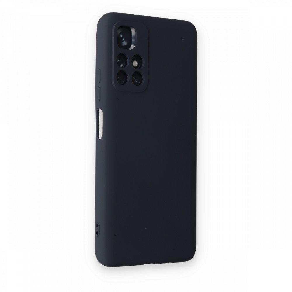  Xiaomi Poco M4 Pro 5G Kılıf Nano içi Kadife Silikon - Lacivert