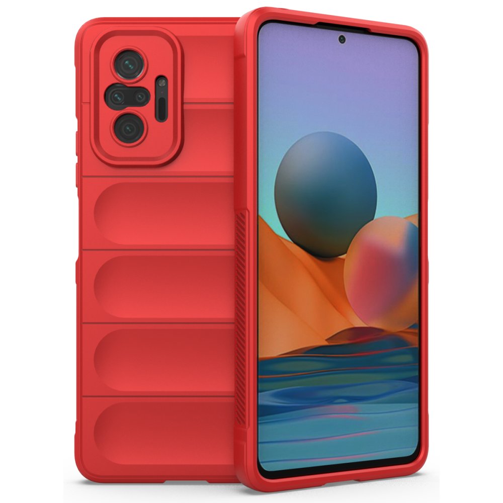 Redmi Note 10 Pro Kılıf Optimum Silikon - Kırmızı