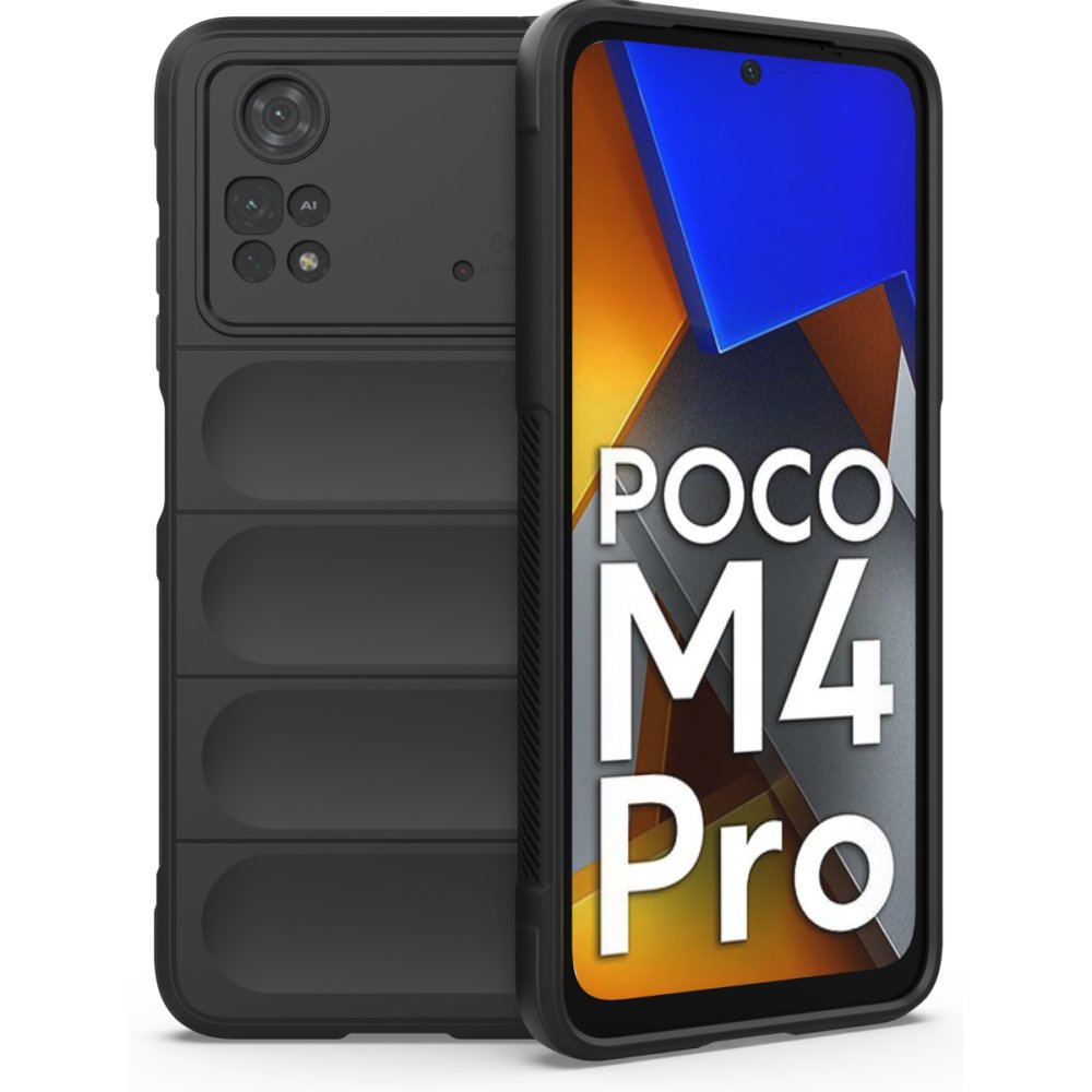  Xiaomi Poco M4 Pro 4G Kılıf Optimum Silikon - Siyah