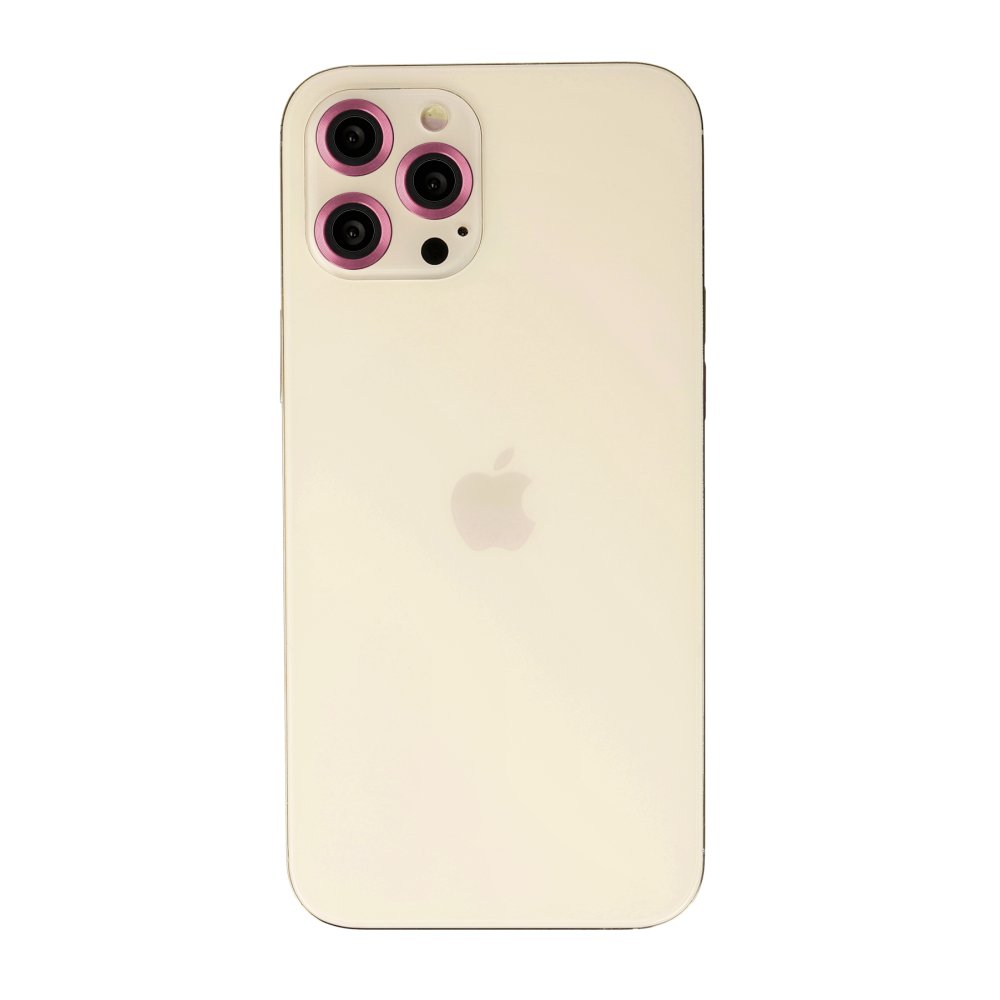  iPhone 12 Pro Max Metal Kamera Lens - Pembe