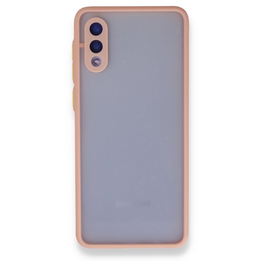 Samsung Galaxy A02 Kılıf Montreal Silikon Kapak - Pembe Samsung Galaxy A02 Kılıf Montreal Silikon Kapak - Pembe
