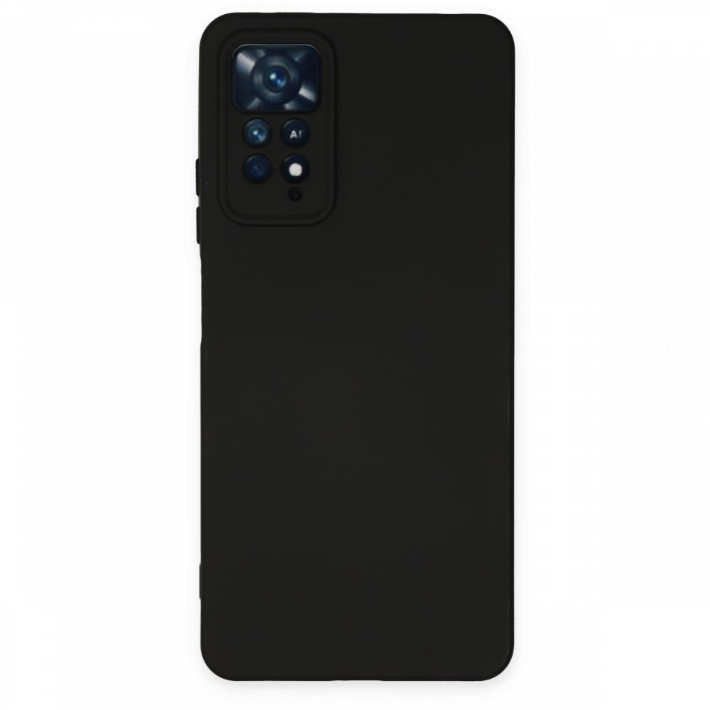 Redmi Note 11 Pro Kılıf Nano içi Kadife Silikon - Siyah