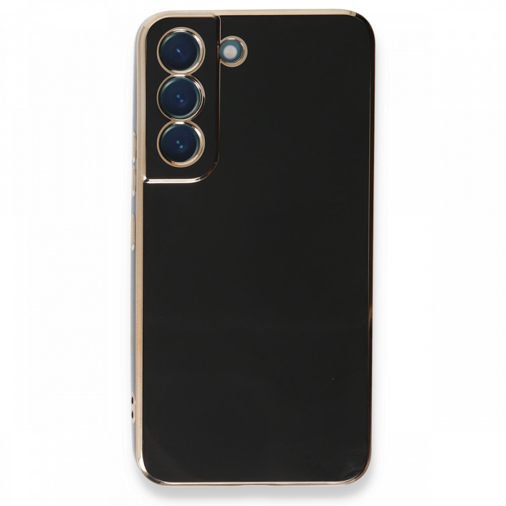  Samsung Galaxy S22 Plus Kılıf Volet Silikon - Siyah