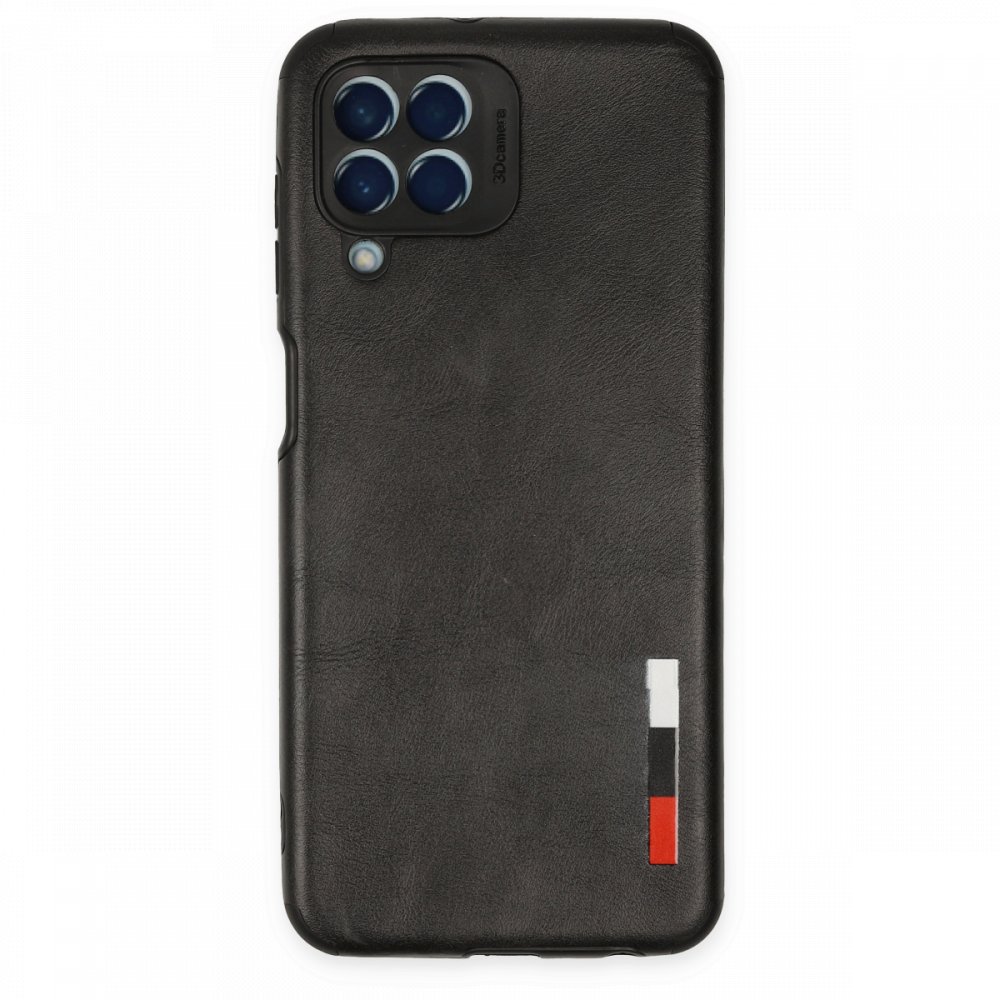  Samsung Galaxy M33 Kılıf Loop Deri Silikon - Siyah
