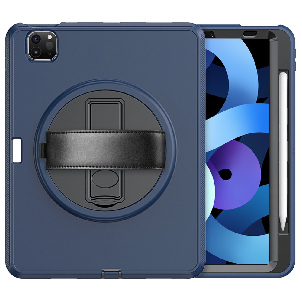  iPad Pro 11 (2020) Kılıf Hand Strap Tablet Kılıfı - Lacivert