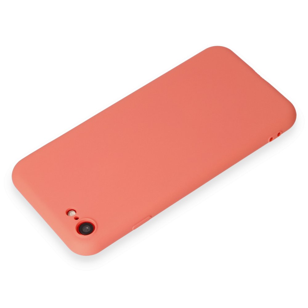 iPhone SE 2020 Kılıf First Silikon - Turuncu iPhone SE 2020 Kılıf First Silikon - Turuncu
