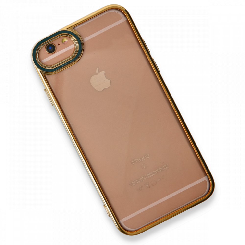  iPhone 6 Kılıf Liva Lens Silikon - Yeşil