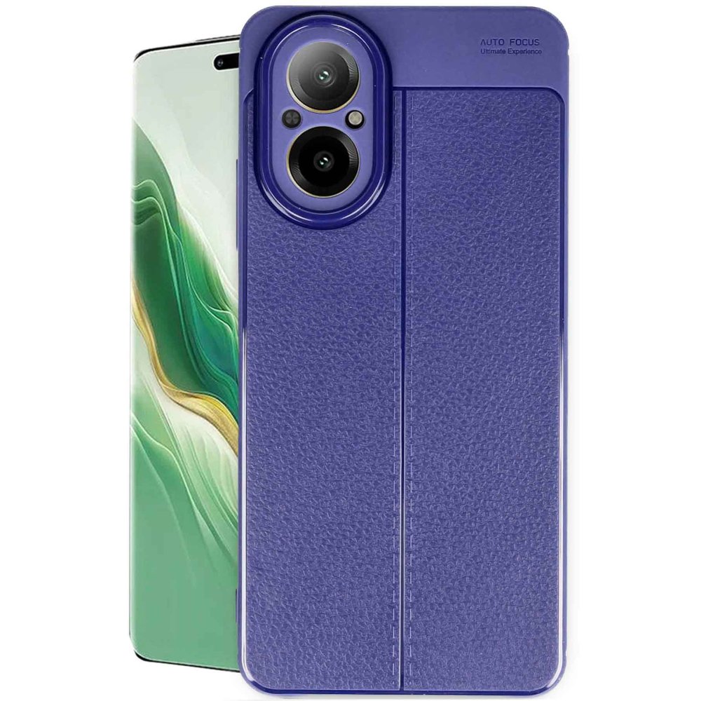 Realme 12 Lite Kılıf Auto Focus Kapak - Lacivert  Realme 12 Lite Kılıf Auto Focus Kapak - Lacivert