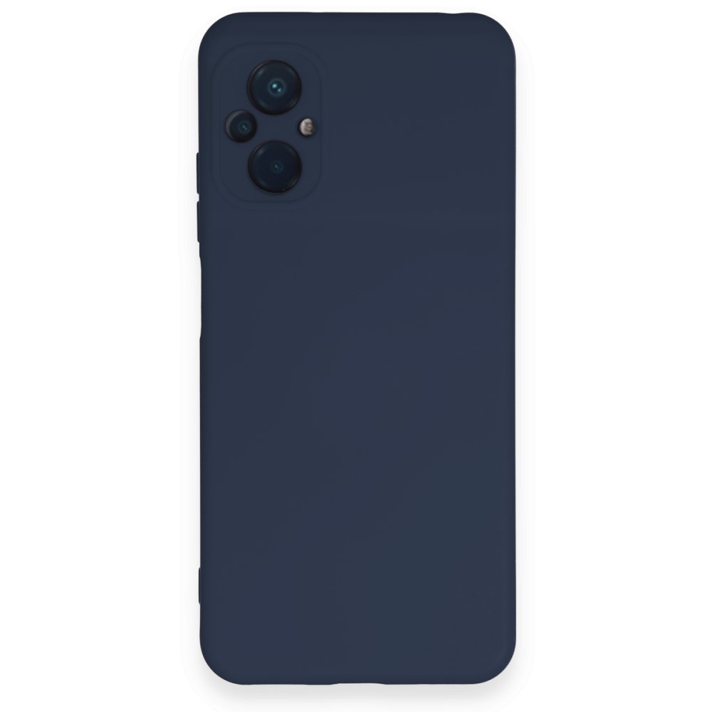 Xiaomi Poco M5 Kılıf Nano içi Kadife Silikon - Lacivert Xiaomi Poco M5 Kılıf Nano içi Kadife Silikon - Lacivert