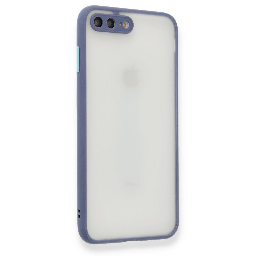 iPhone 8 Plus Kılıf Montreal Silikon Kapak - Gri iPhone 8 Plus Kılıf Montreal Silikon Kapak - Gri