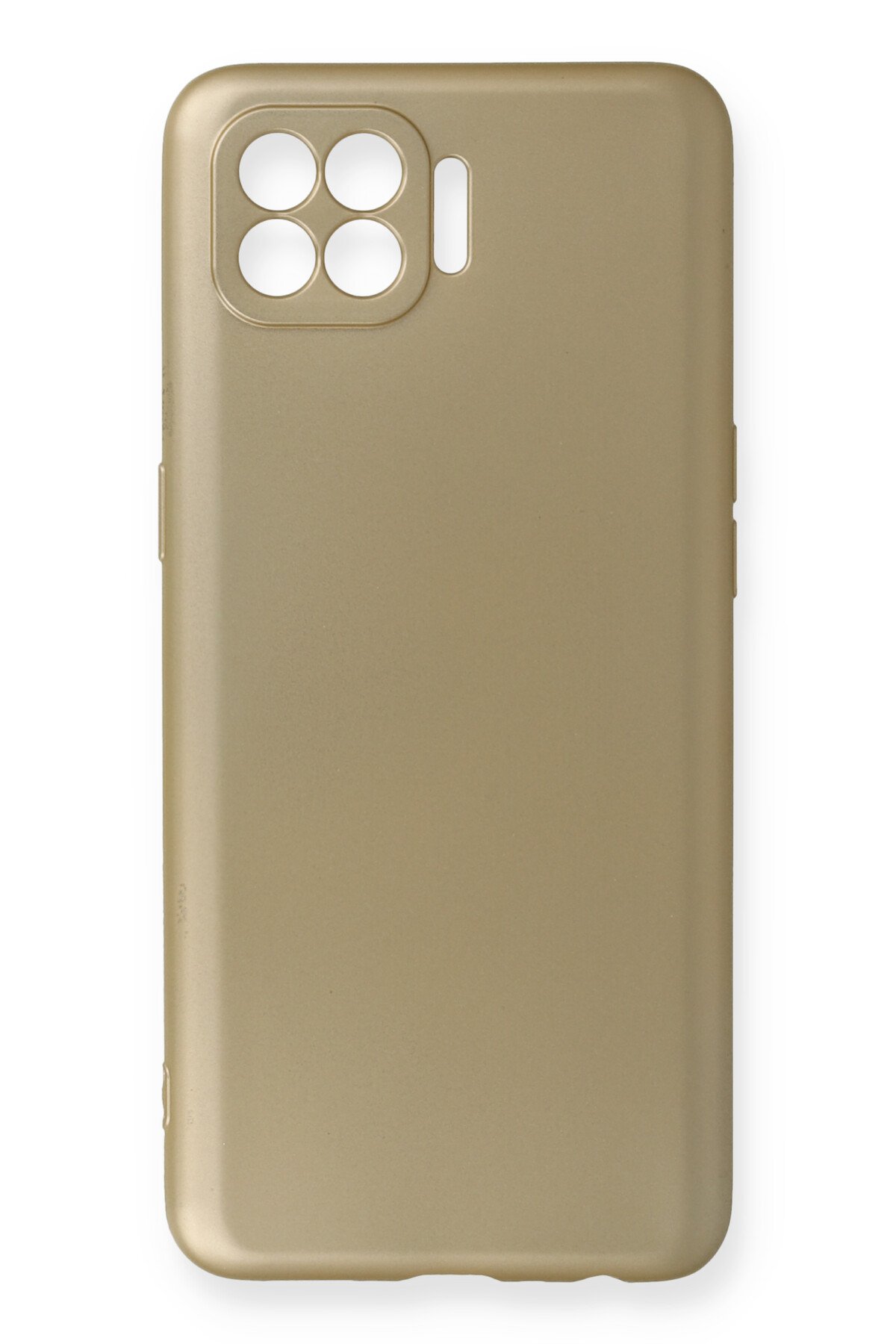  Oppo Reno 4 Lite Kılıf First Silikon - Gold