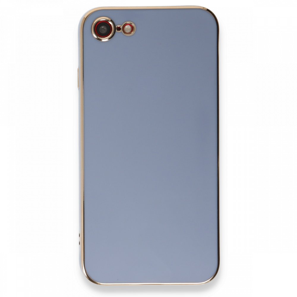  iPhone 8 Kılıf Volet Silikon - Mavi