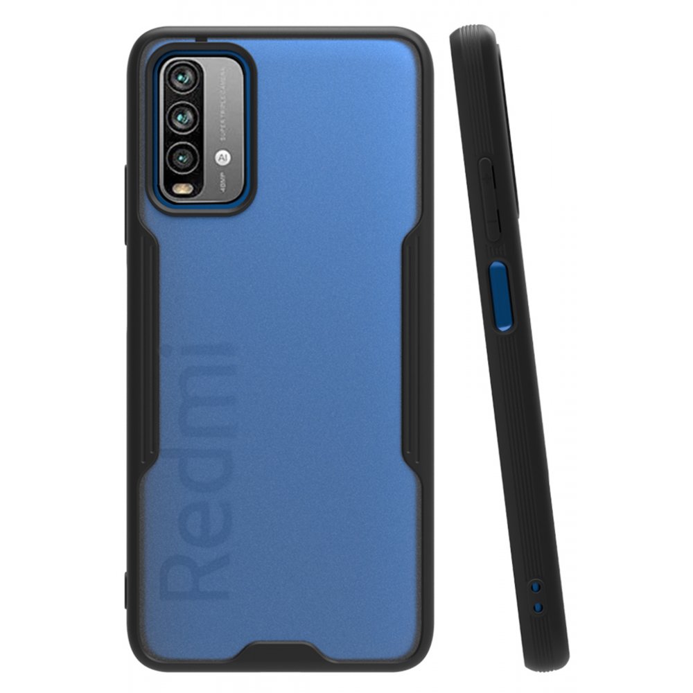 Redmi 9T Kılıf Platin Silikon - Siyah