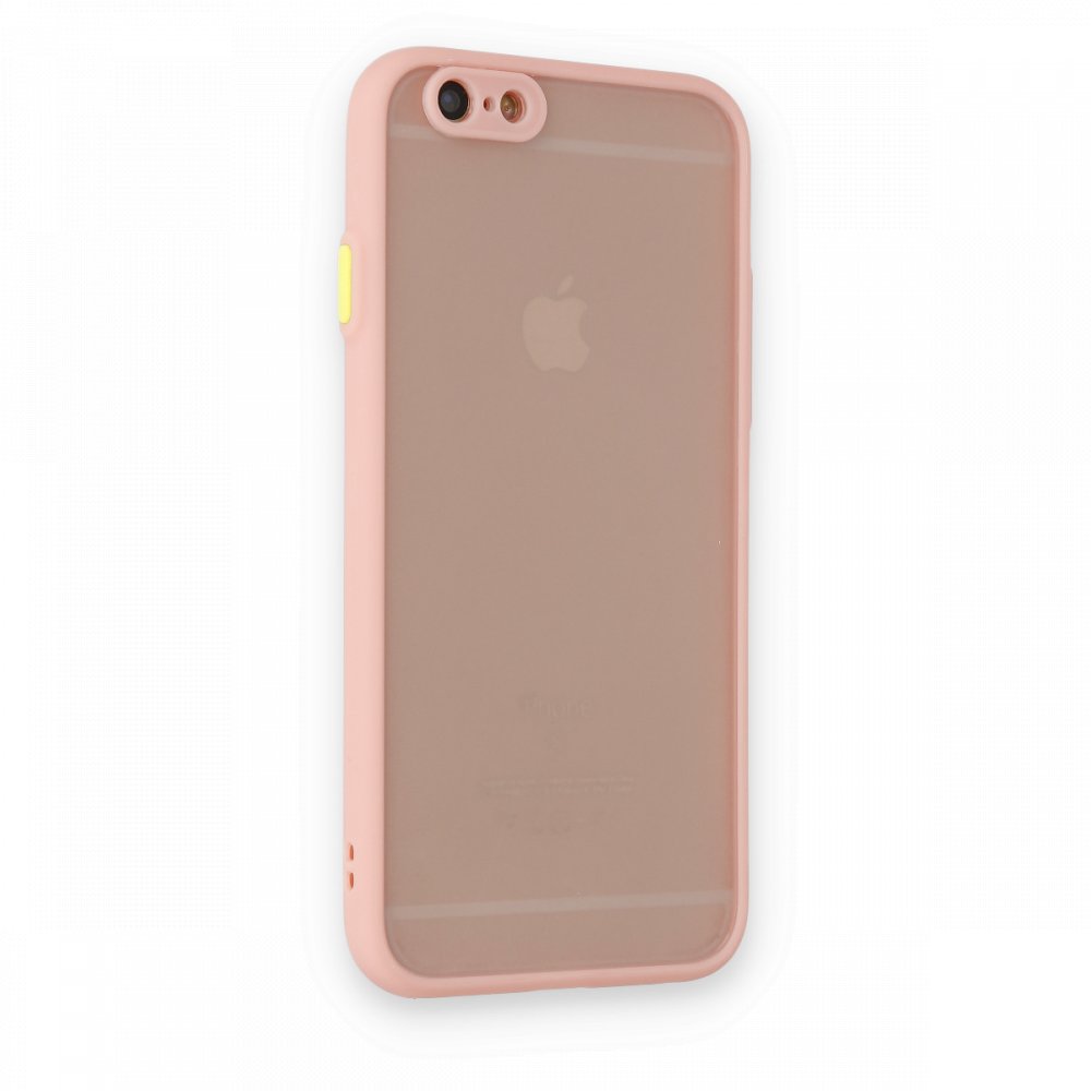 iPhone 6 Kılıf Montreal Silikon Kapak - Pembe  iPhone 6 Kılıf Montreal Silikon Kapak - Pembe