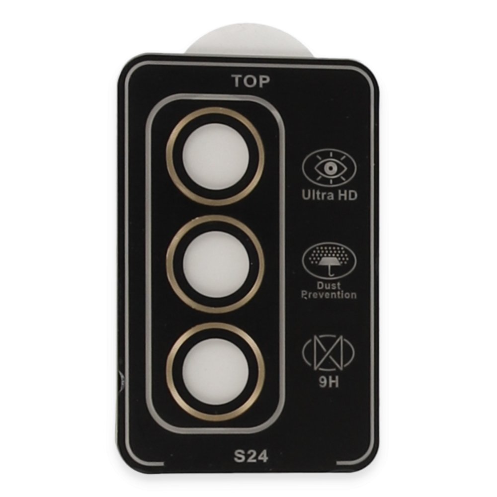 Joko Samsung Galaxy S24 PVD Metal Kamera Lens - Gold Joko Samsung Galaxy S24 PVD Metal Kamera Lens - Gold