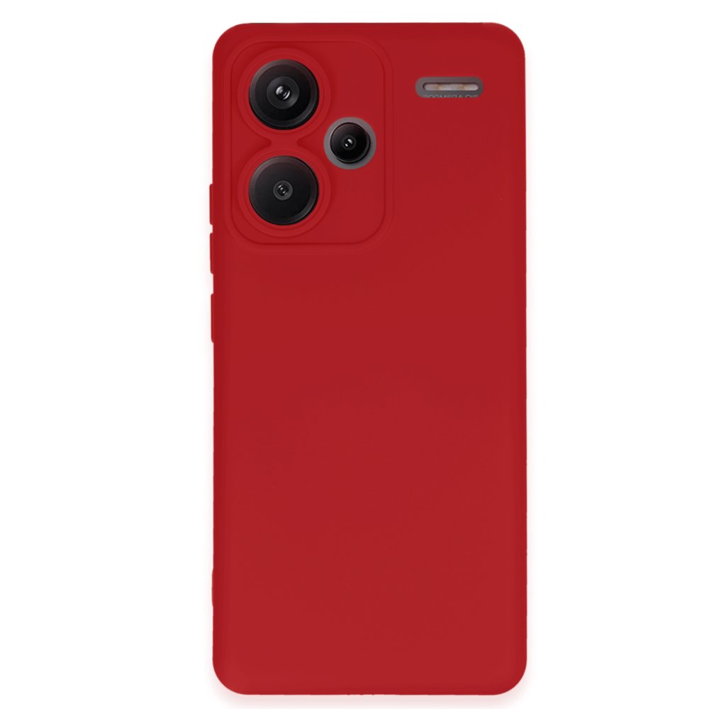 Redmi Note 13 Pro Plus Kılıf Nano içi Kadife Silikon - Kırmızı Redmi Note 13 Pro Plus Kılıf Nano içi Kadife Silikon - Kırmızı