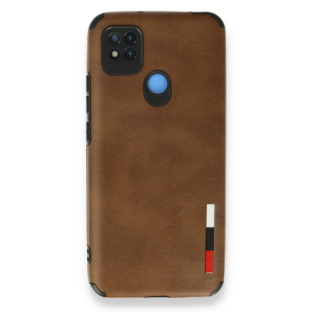 Redmi 9C Kılıf Loop Deri Silikon - Kahverengi Redmi 9C Kılıf Loop Deri Silikon - Kahverengi