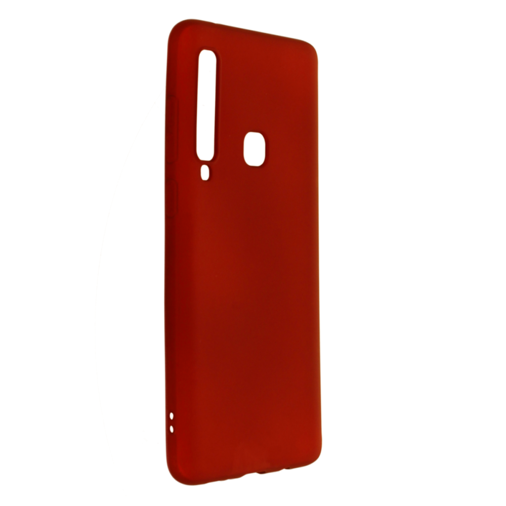  Samsung Galaxy A9 2018 Kılıf First Silikon - Bordo