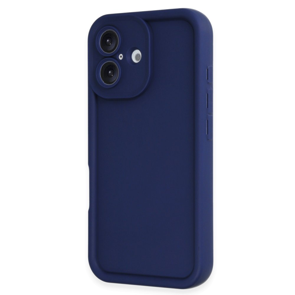 iPhone 16 Kılıf Viera Silikon - Lacivert  iPhone 16 Kılıf Viera Silikon - Lacivert